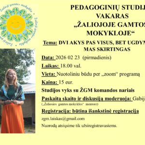 Pedagoginių studijų vakaras