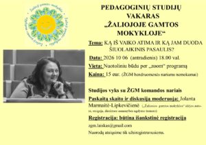 Pedagoginių studijų vakaras Ką iš vaiko atima ir ką duoda šiuolaikinis pasaulis